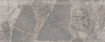 Бордюр Рабат Стоун серый матовый обрезной 30x12x1,3