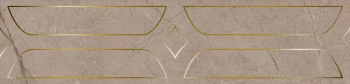 Бордюр Ифран бежевый светлый глянцевый обрезной 60x14,5x0,9