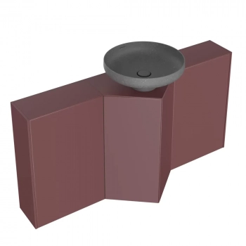 Тумба-модуль CARAVAN хранение без боковин, подвесная 45, push, марокканский гранатовый