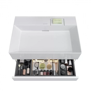 Тумба LOGICA подвесная 2 ящика 70 см, белоснежный