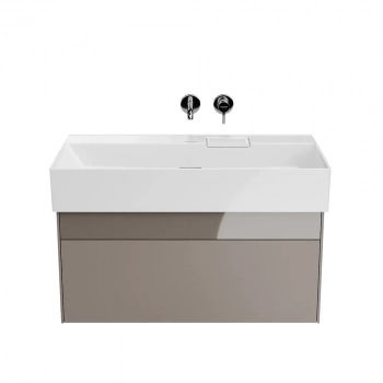 Тумба LOGICA подвесная 2 ящика 90 см, песчаный