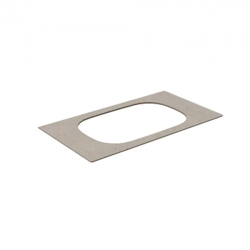 Спец. изделие дек. для раковин, встр. сверху Magica/Маджика Риккарди 90 см, бежевый мат. (без отв.)