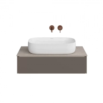 Тумба MAGICA подвесная 90, 1 ящик, вечерний серый матовый