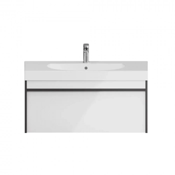 Тумба MODULA подвесная 100 с ящиком 1+1, арабика