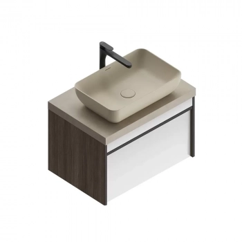 Тумба MODULA подвесная 70 с ящиком 1+1, арабика