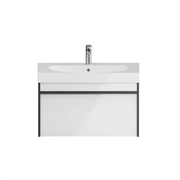 Тумба MODULA подвесная 80 с ящиком 1+1, арабика