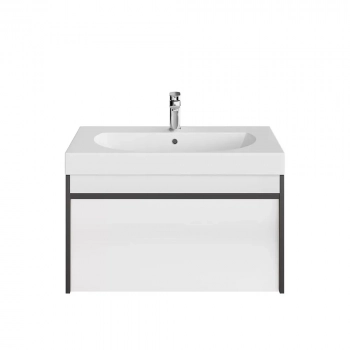 Тумба MODULA подвесная 80 с ящиком 1+1, арабика