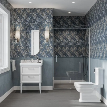 Тумба POMPEI напольная с ящиком и дверцами 60, белая глянцевая