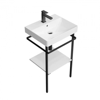 Структура металлическая PRO напольная 50, черная матовая