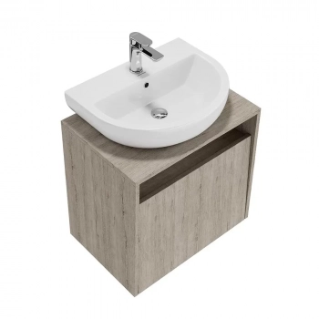 Тумба PRO подвесная 1 ящик 60, дуб Орегон