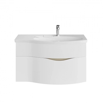 Тумба RIVA 100 см правая, белая матовая