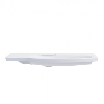 Раковина RIVA мебельная правая с крепежом 100, белая глянцевая