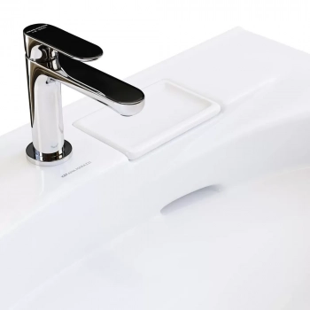 Раковина RIVA мебельная с крепежом 80, белая глянцевая