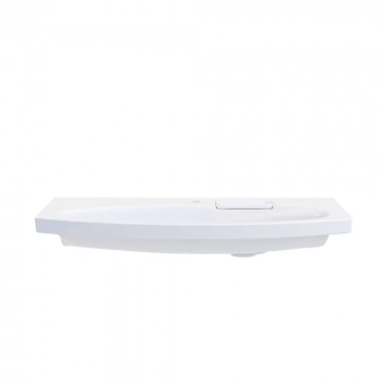 Раковина RIVA мебельная с крепежом 80, белая глянцевая