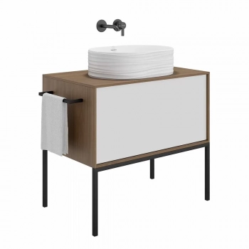 Раковина ARTBASIN Sabbia накладная 50, белая матовая