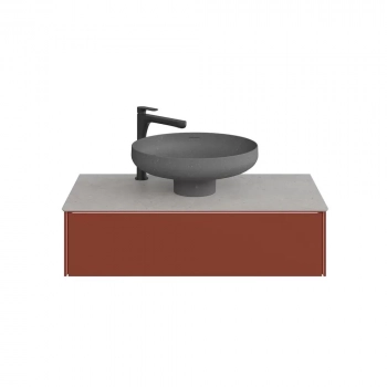 Спец. изделие дек. для накладных раковин Safi/Сафи Риккарди 90 см, серый светлый матовый