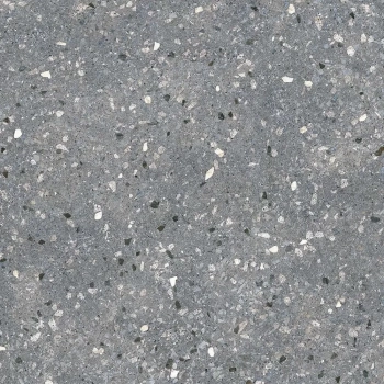 Терраццо серый тёмный обрезной 60x60x0,9