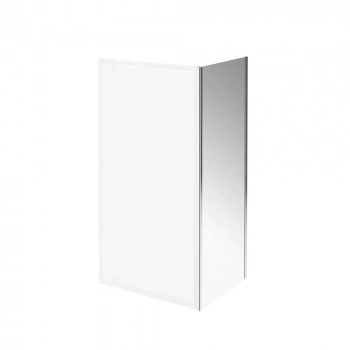 Душевая боковая панель VETRO, 80х195, хром