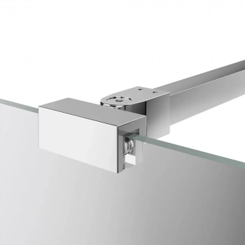 Фиксатор для стеклянной шторки VETRO, 25 см, хром